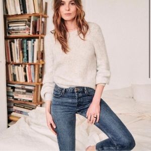 Sezane Alban Jumper Pearl Grey size Small